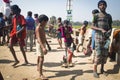 Painted children on Maheskhali Island, Bangladesh